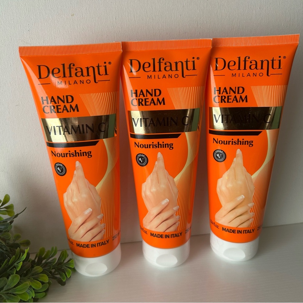 Delfanti Milano Nourishing Hand Cream with Vitamin C & Shea Butter Argan Oil